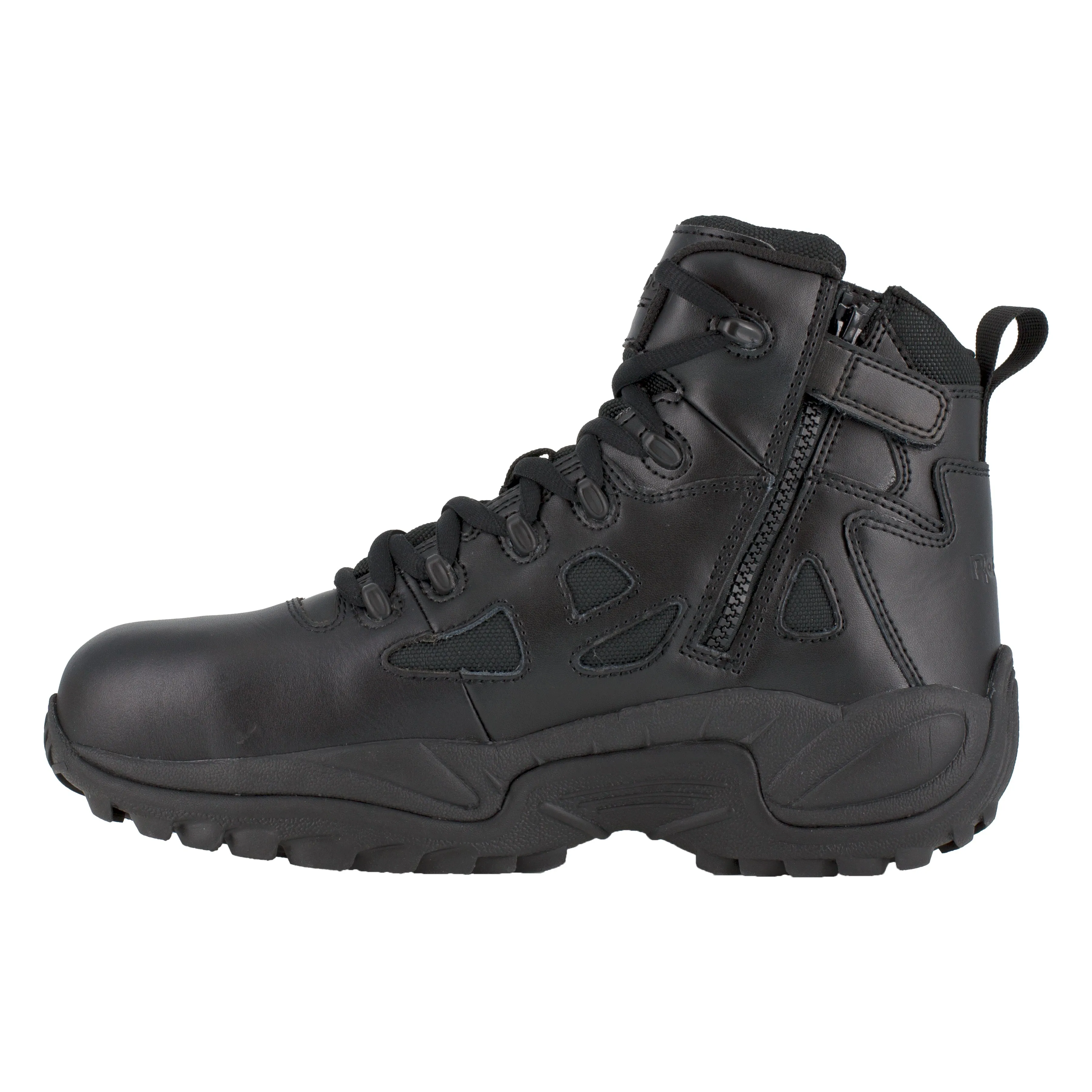 Reebok Men's Rapid Response RB 6" Comp Toe Police Duty Boot - Black - RB8674