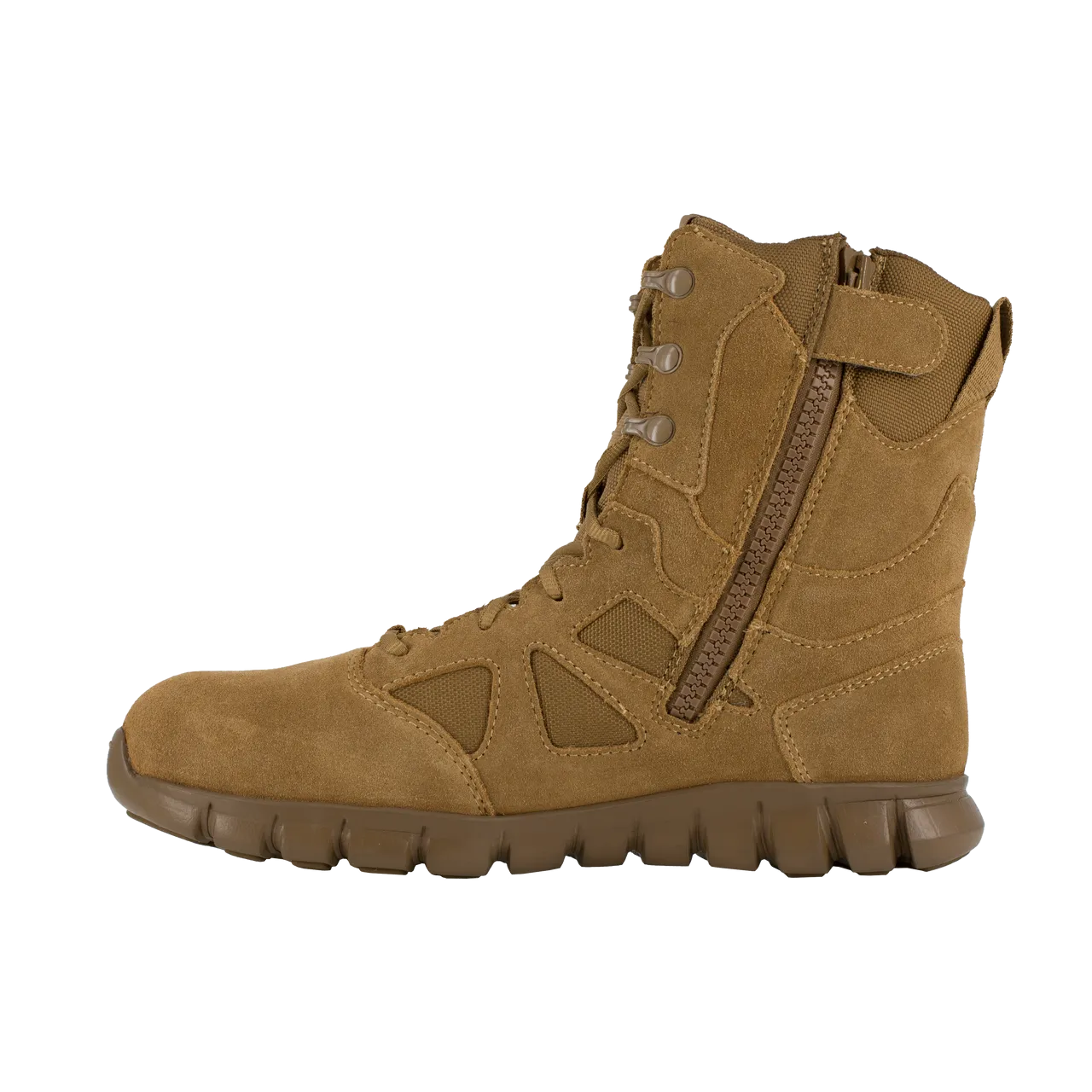 Reebok Men's Sublite Cushion 8" Comp Toe Tactical Military Boot - Coyote - RB8809