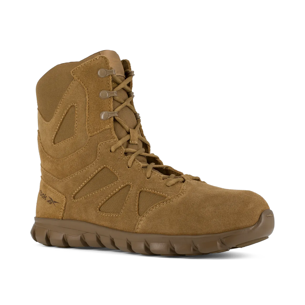 Reebok Men's Sublite Cushion 8" Comp Toe Tactical Military Boot - Coyote - RB8809