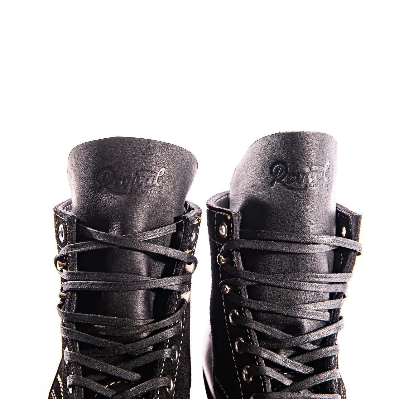 Revival Cycles x White's Moto Boot