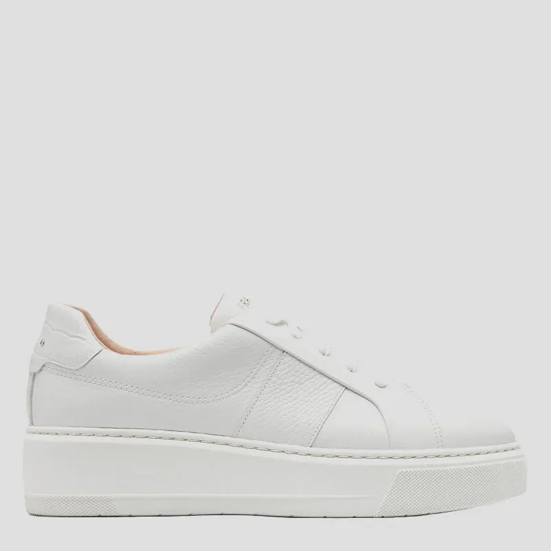 RILEY - WHITE TUMBLED LEATHER