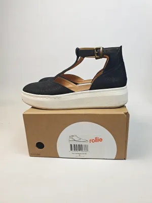 Rollie city bar shoes in black twinkle size 38 (comes with box)