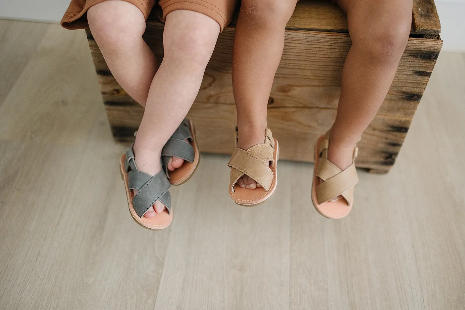 Saddle - Cross Sandal - US Size 5-9 - Hard Sole