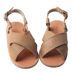 Saddle - Cross Sandal - US Size 5-9 - Hard Sole
