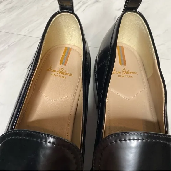 Sam Edelman Christy Black Patent Loafer 12M