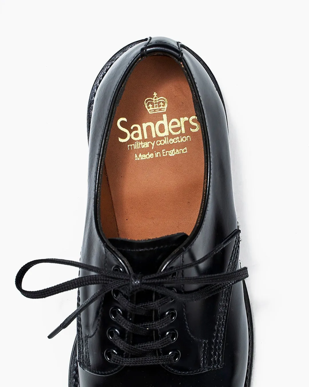 【Sanders】FEMALE MILITARY DERBY SHOE 女版蓋頭德比鞋 1834B