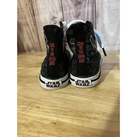 Sketchers Star Wars Dark Side Of The Force Hightops Sz. 13.5 Kids