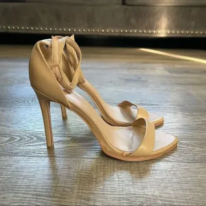 SLNGHR Women's Ankle-Strap Stiletto Heel Sandals Size 6