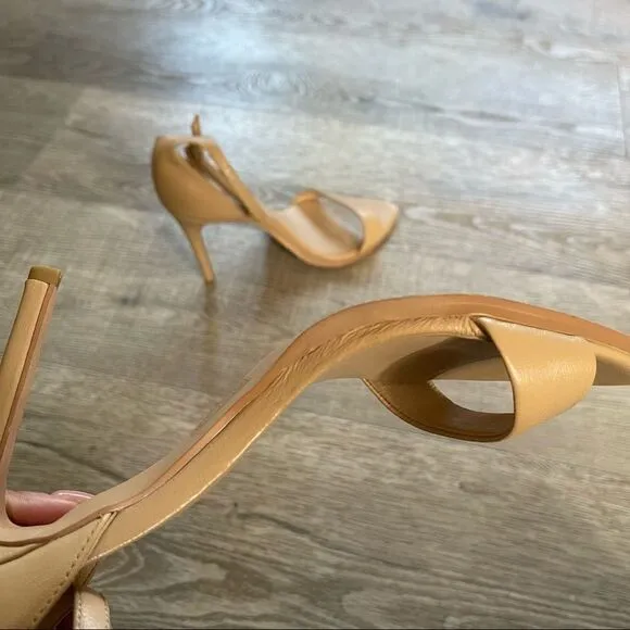 SLNGHR Women's Ankle-Strap Stiletto Heel Sandals Size 6