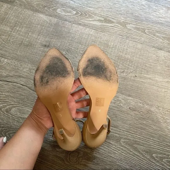 SLNGHR Women's Ankle-Strap Stiletto Heel Sandals Size 6