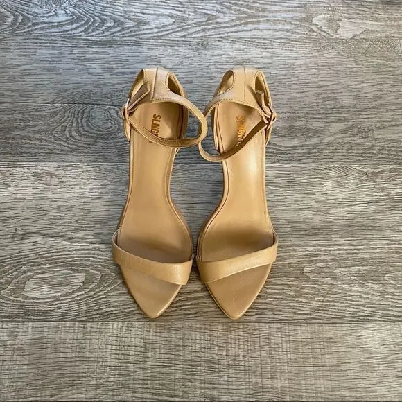 SLNGHR Women's Ankle-Strap Stiletto Heel Sandals Size 6