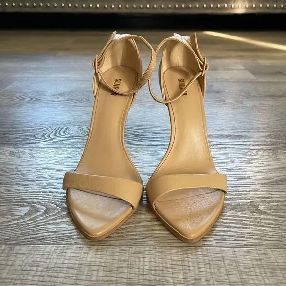 SLNGHR Women's Ankle-Strap Stiletto Heel Sandals Size 6