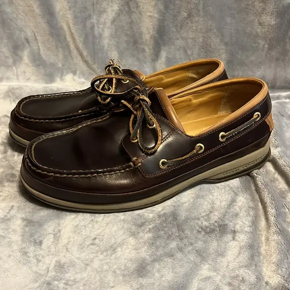 Sperry Gold Cup Top Side Men's Brown Leather Loafers