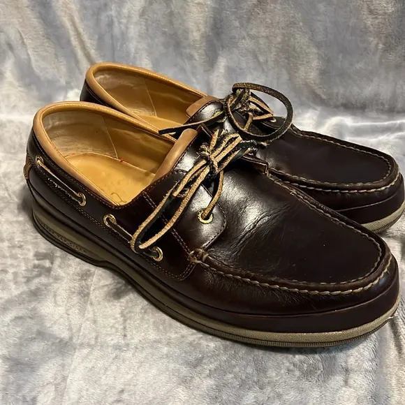 Sperry Gold Cup Top Side Men's Brown Leather Loafers