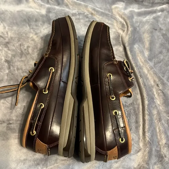 Sperry Gold Cup Top Side Men's Brown Leather Loafers