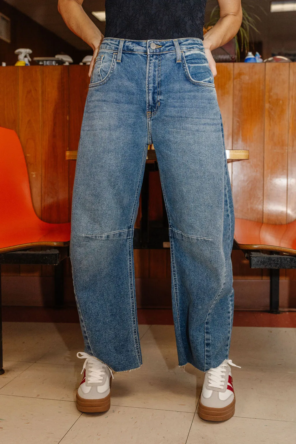 The Wanderlust Barrel Jean