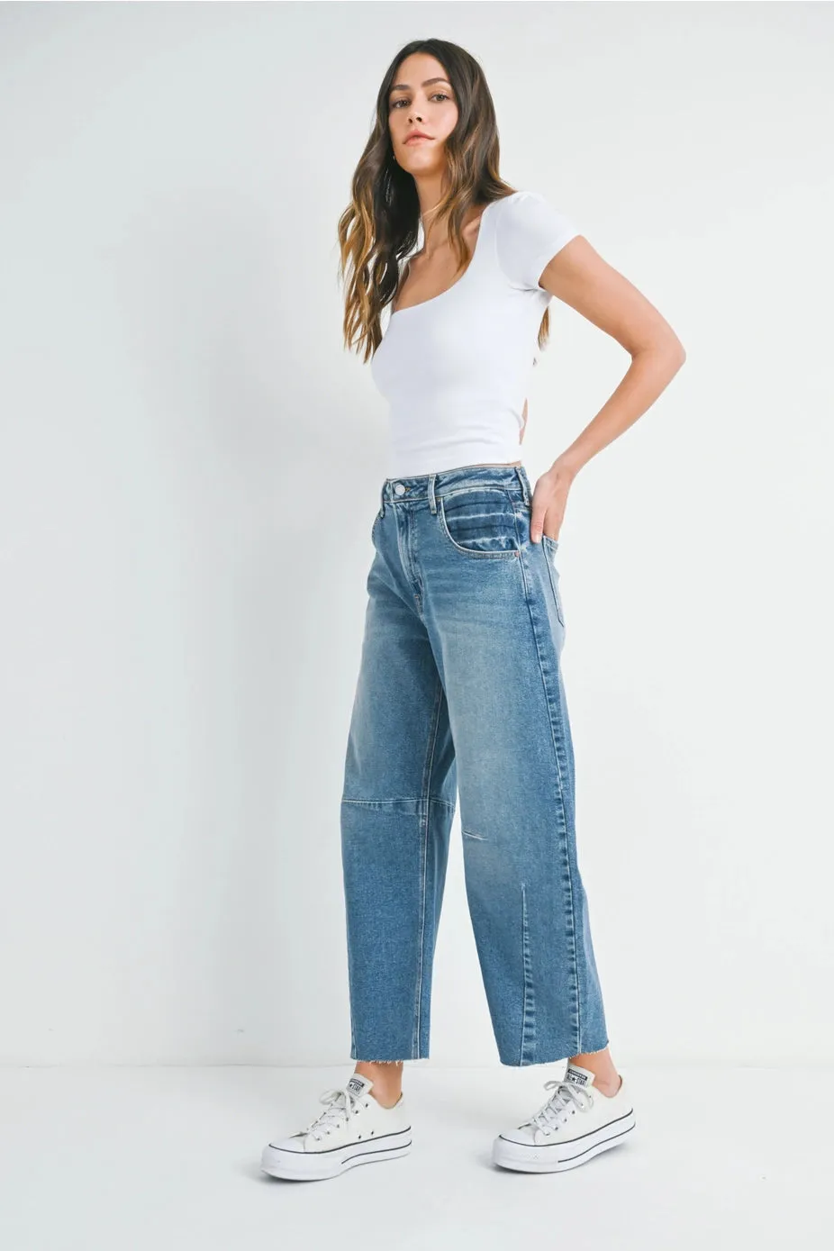 The Wanderlust Barrel Jean