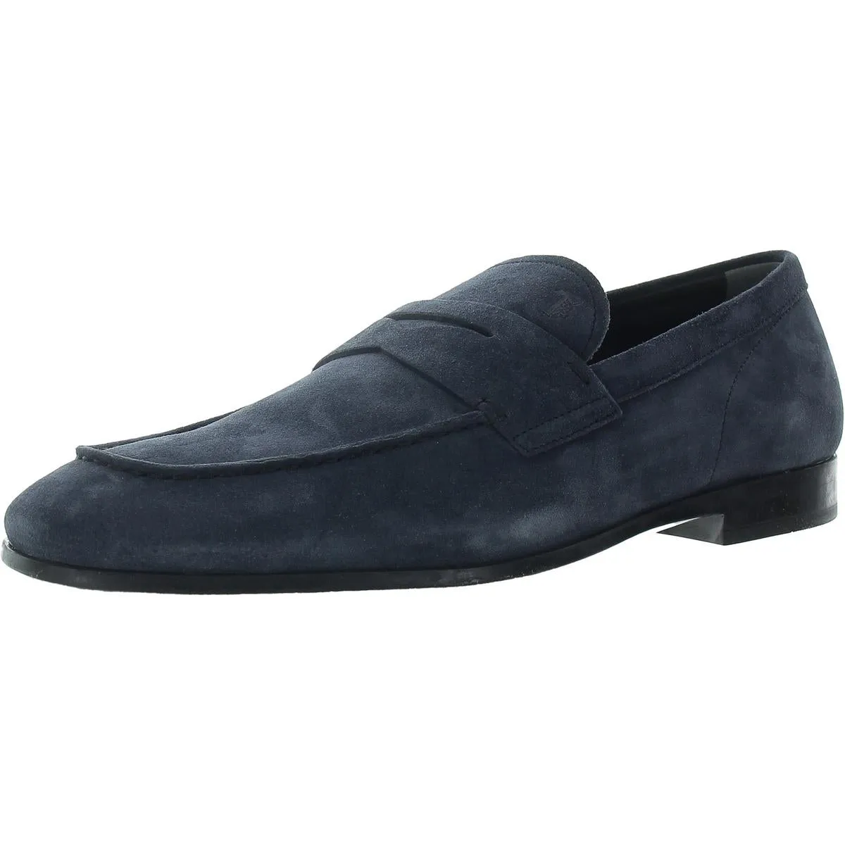 Tods Mens Mocassino Gomma Leggera Solid Suede Loafers