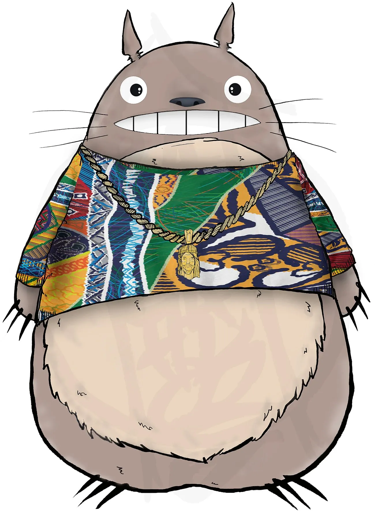 Totoro Smalls Print