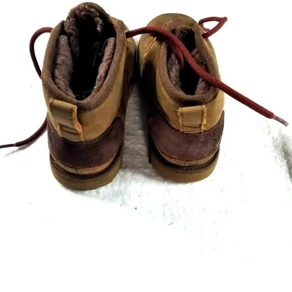 Ugg Neumel II Big Kids Size 3 M Waterproof Boots Wool Lined Brown MSRP $110