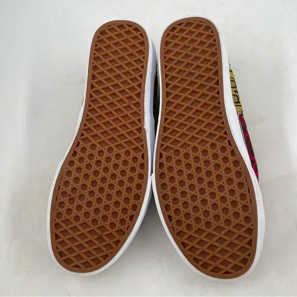 Vans Unisex Multicolor Python Red, Yellow, Green Lace-Up Sneakers-M/9 | W/10.5