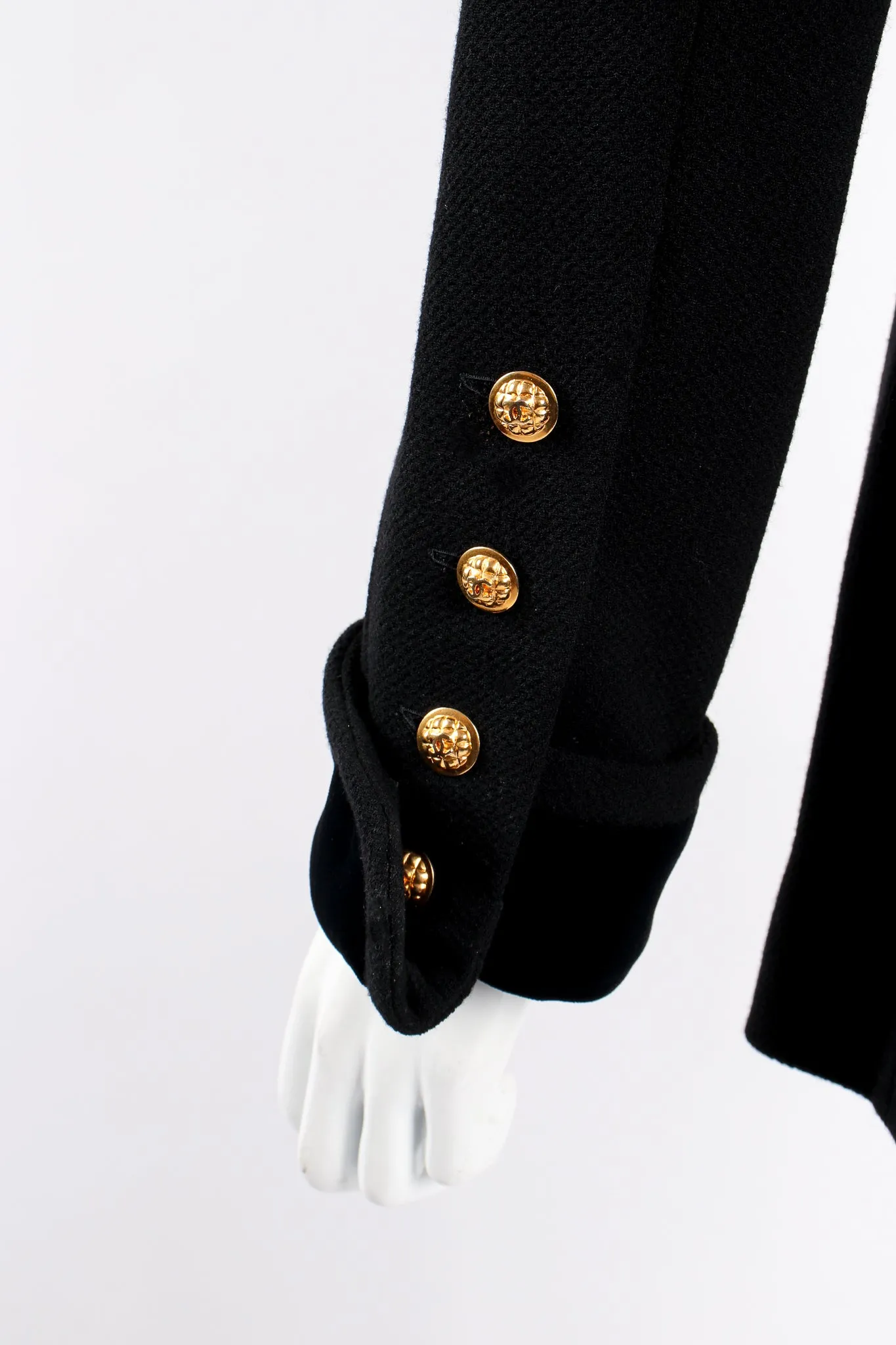 Velvet Contrast Uniform Peacoat