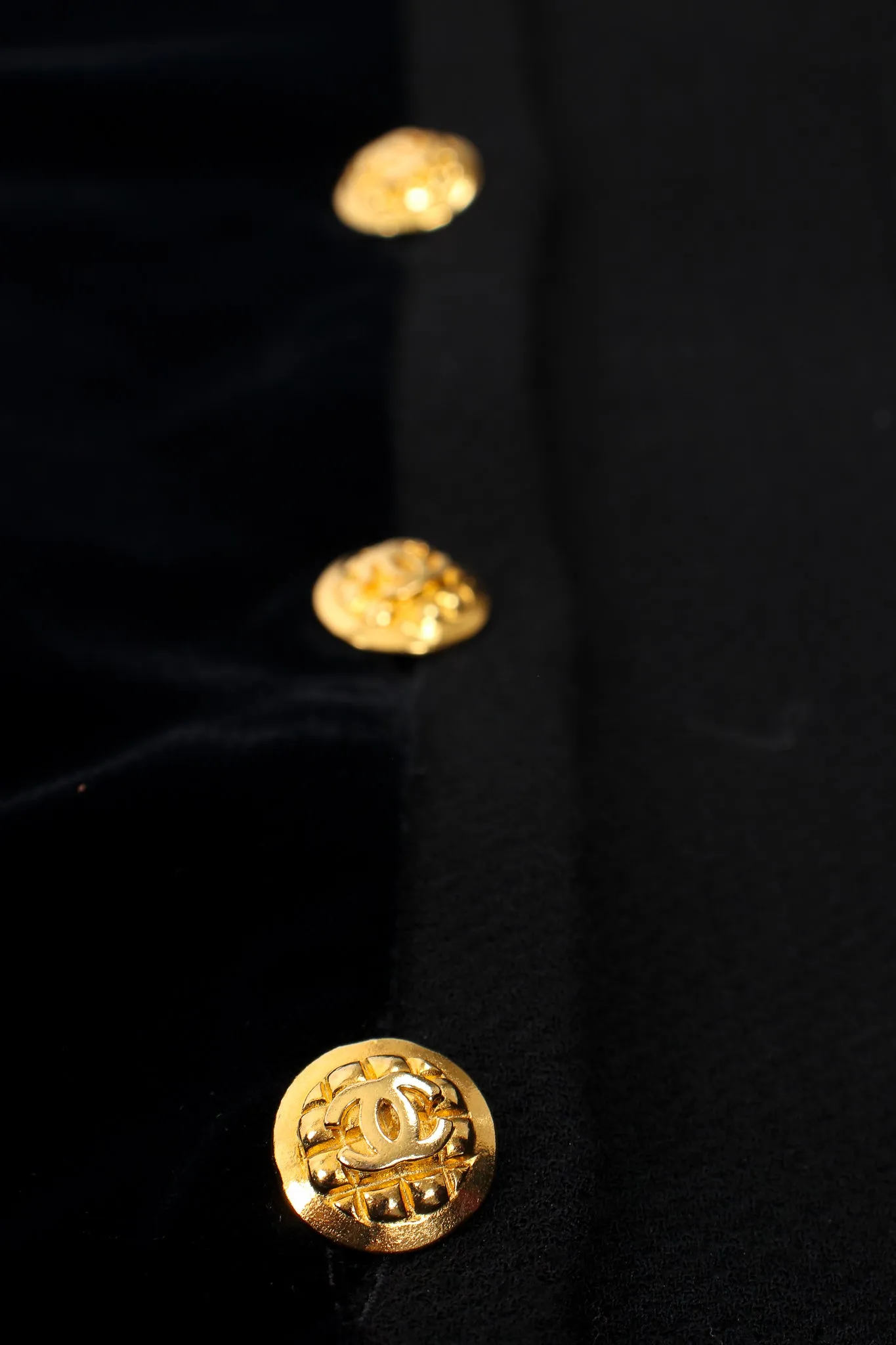 Velvet Contrast Uniform Peacoat