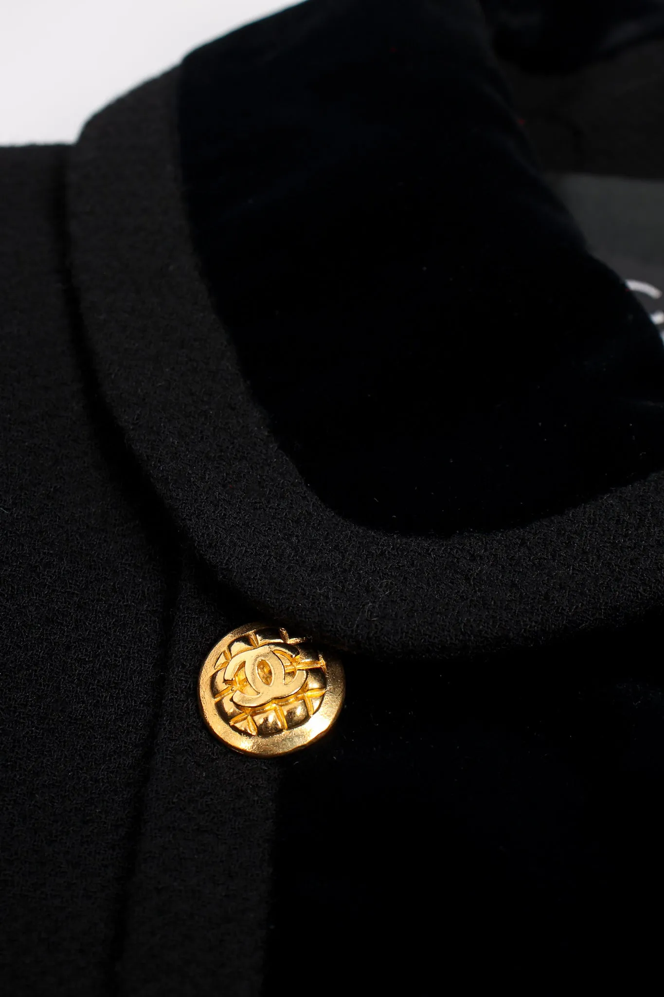 Velvet Contrast Uniform Peacoat