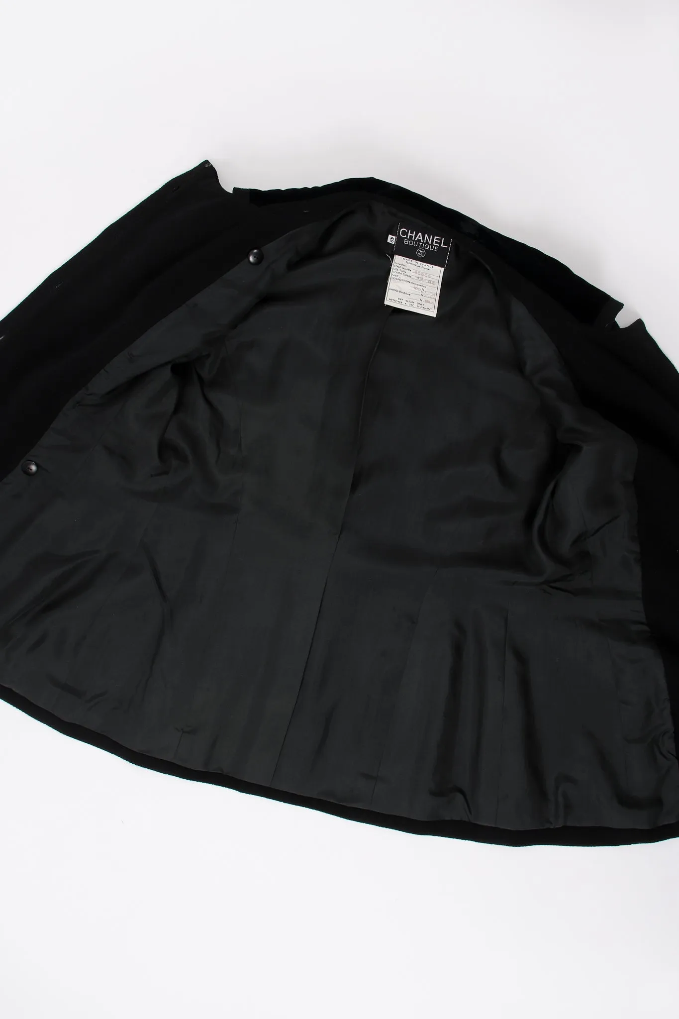 Velvet Contrast Uniform Peacoat