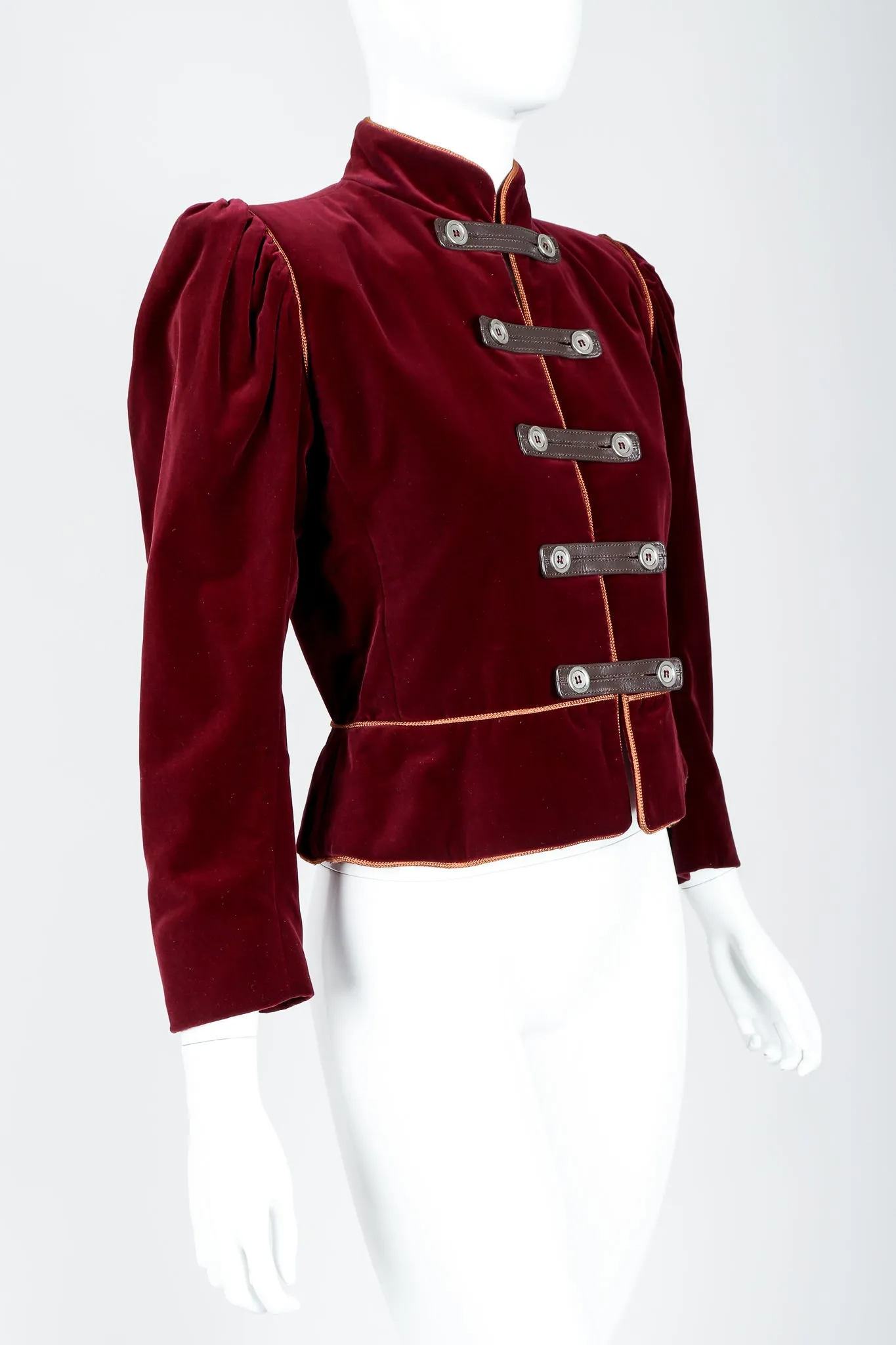 Velvet Military Jacket