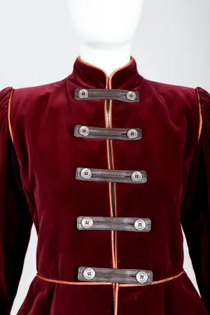 Velvet Military Jacket