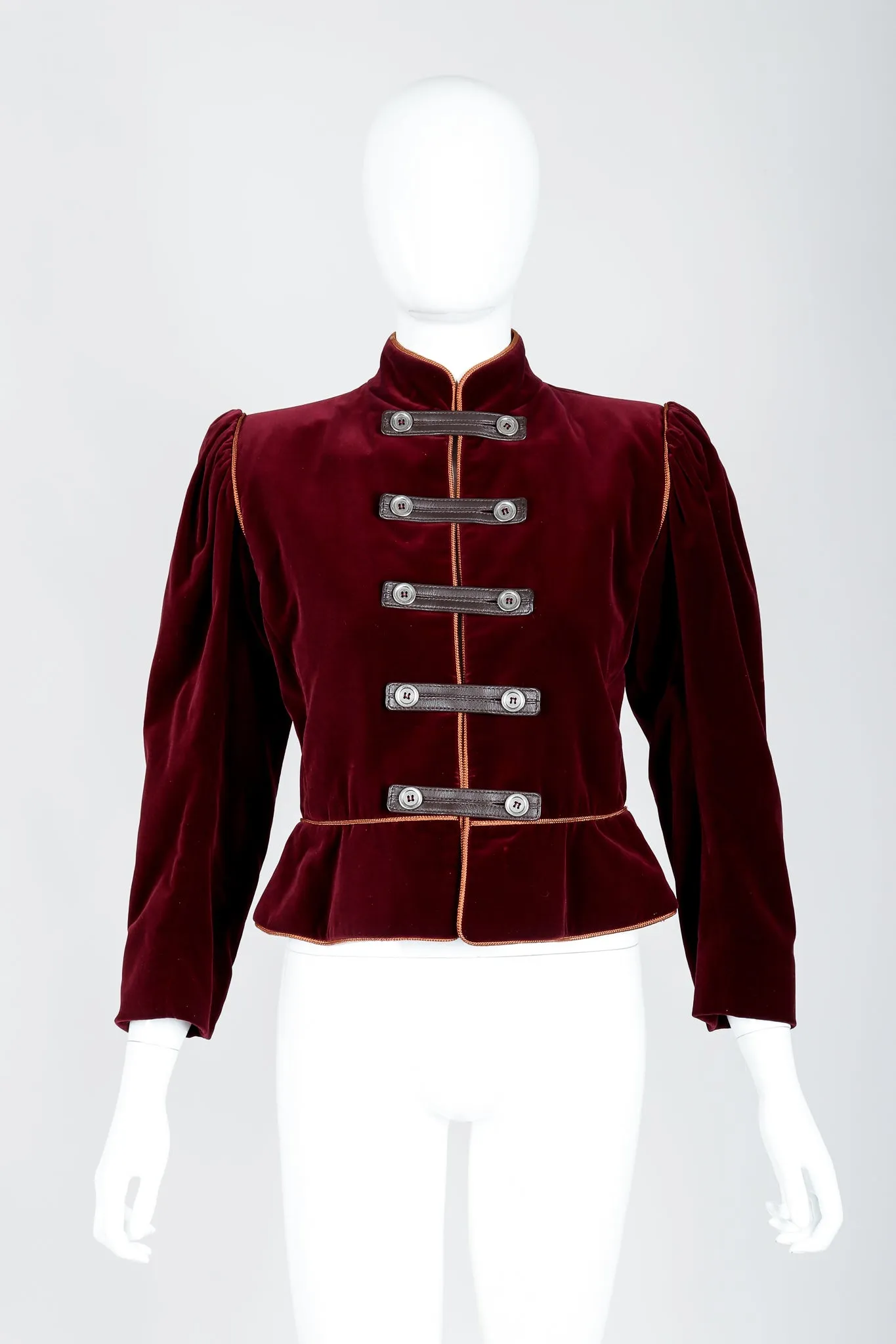 Velvet Military Jacket