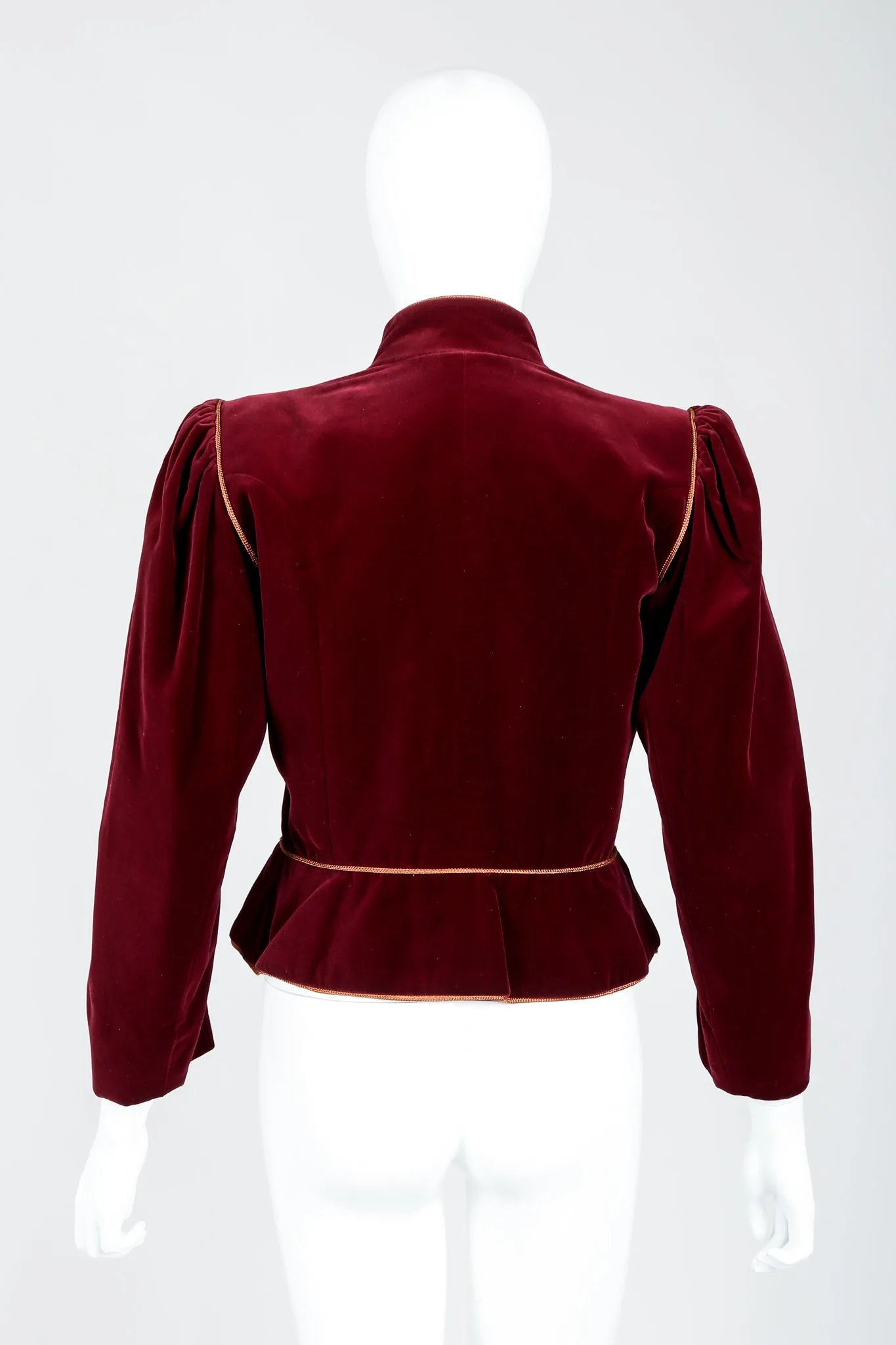 Velvet Military Jacket