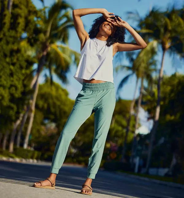 WOMEN'S FREE FLY PULL-ON BREEZE JOGGER | BLUE DUSK II