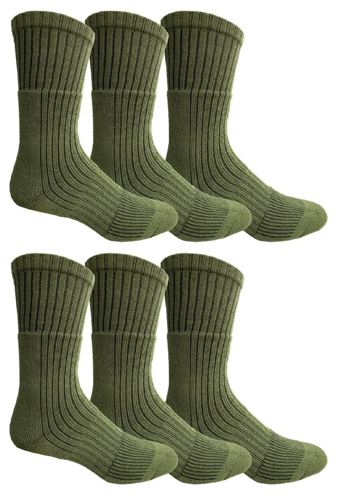Yacht & Smith Men's Military Boot Socks , Military Grade Socks Size 10-13 3/pk