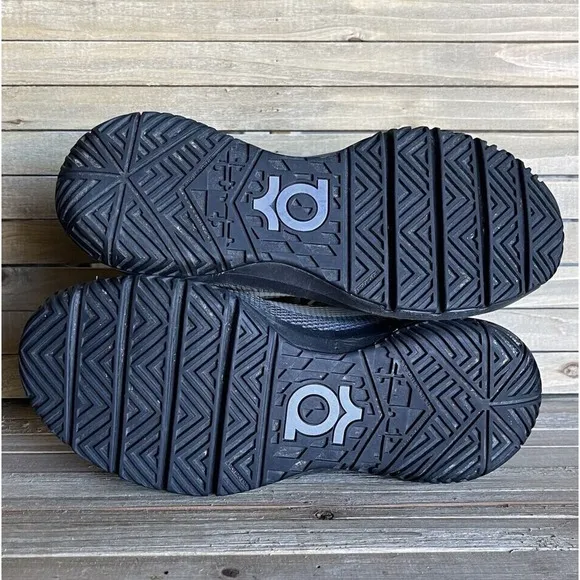 Youth Nike KD Trey 5 Black 2015 Athletic Mid Basketball Sneakers Shoes Size 7 Y‎