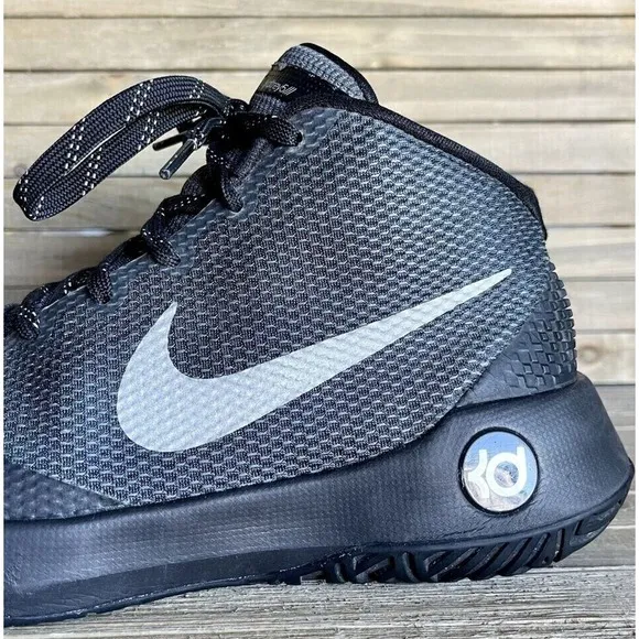 Youth Nike KD Trey 5 Black 2015 Athletic Mid Basketball Sneakers Shoes Size 7 Y‎